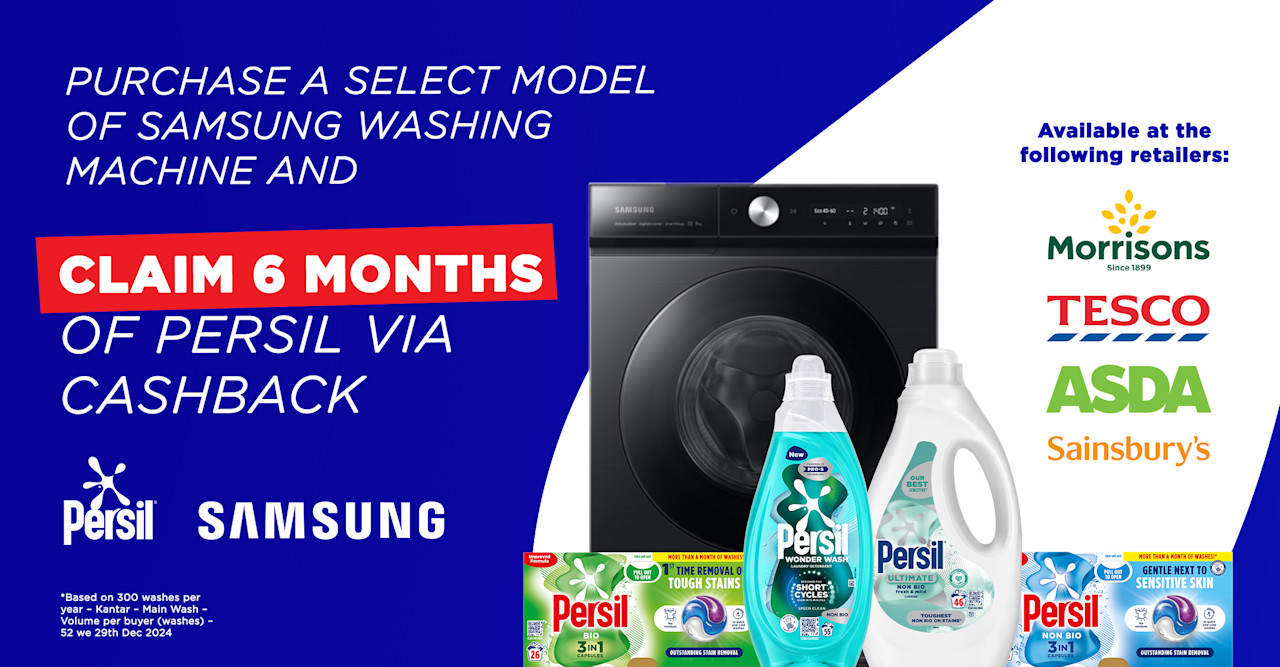 claim 6 months of persil laundry detergent.